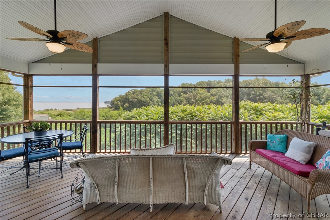 1496 Glebe Landing Road Center Cross, VA 22437 - Photo 21 of 50 Second Story Screened Porch
