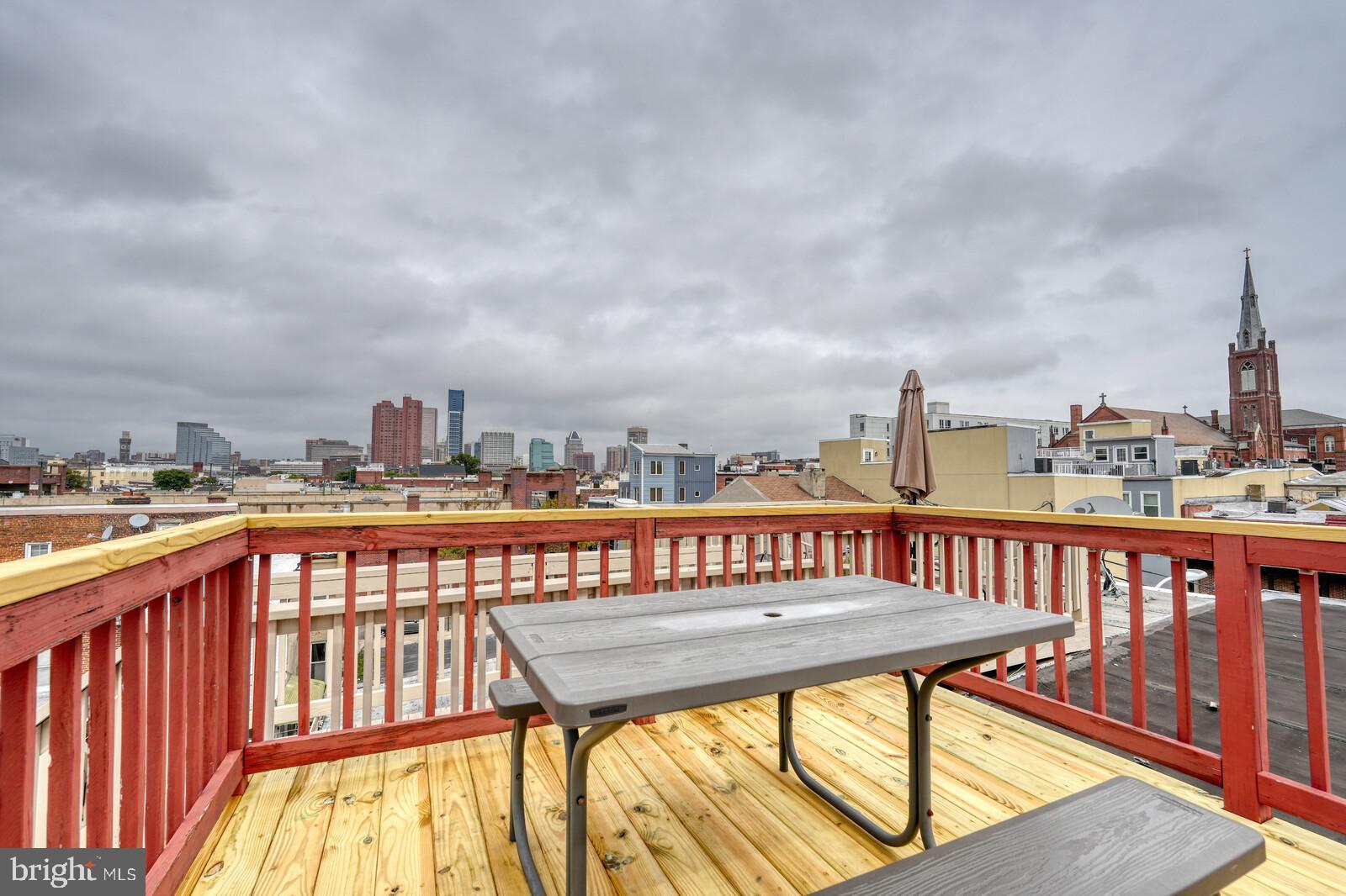 1212 Marshall Street Baltimore, MD 21230 - Photo 34 of 39 a view of a balcony with city view