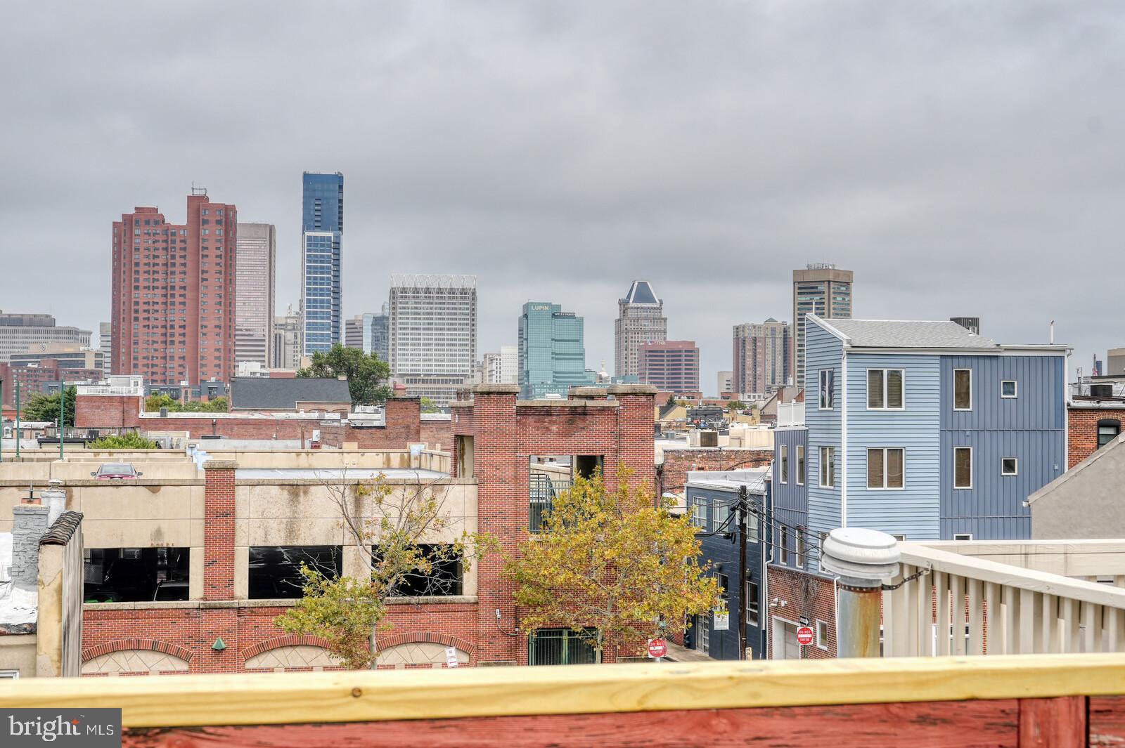 1212 Marshall Street Baltimore, MD 21230 - Photo 35 of 39 a view of city with tall buildings