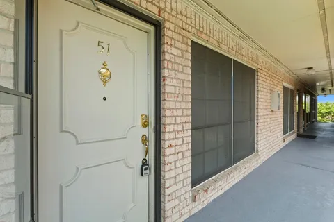 a view of front door