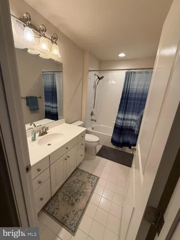 a car is parked in a parking space