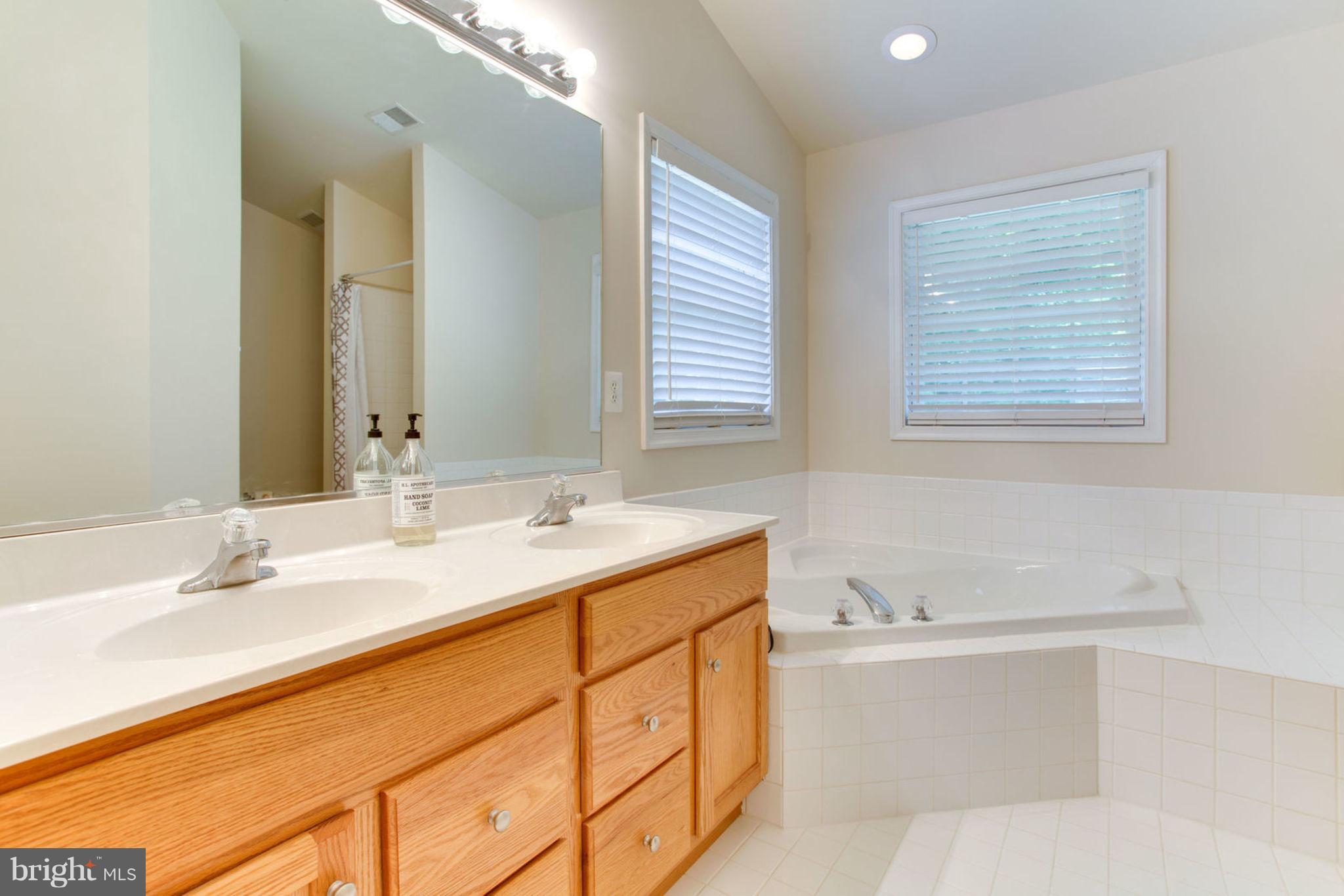 9703 Crest Hill Road Marshall, VA 20115 - Photo 22 of 29 Master Bath with Corner Soaking Tub