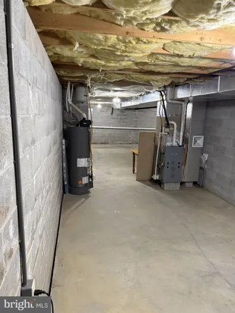 a view of water heater room