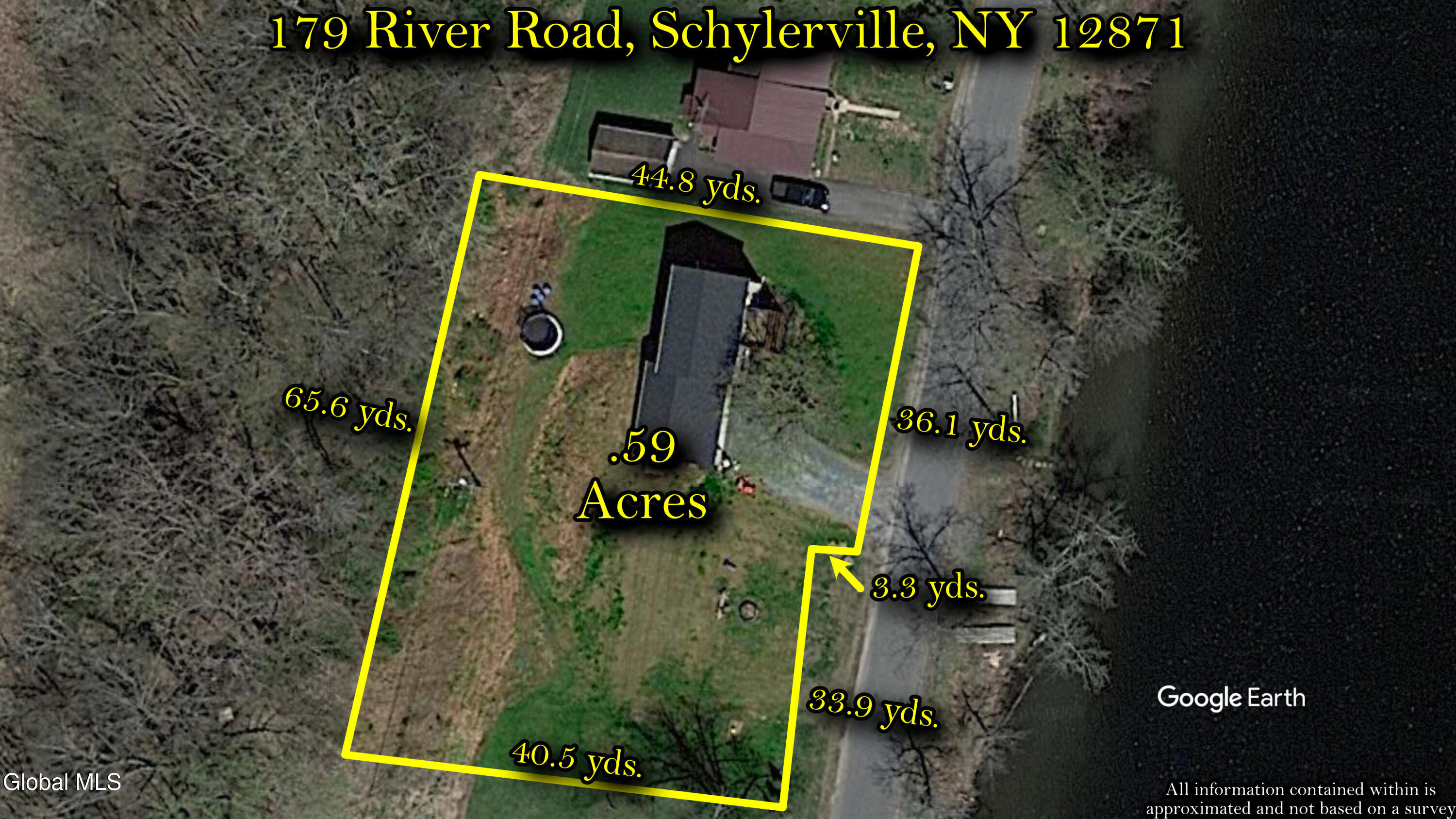 179 River Road Schuylerville, NY 12871 - Photo 47 of 58 Property Line Overlay