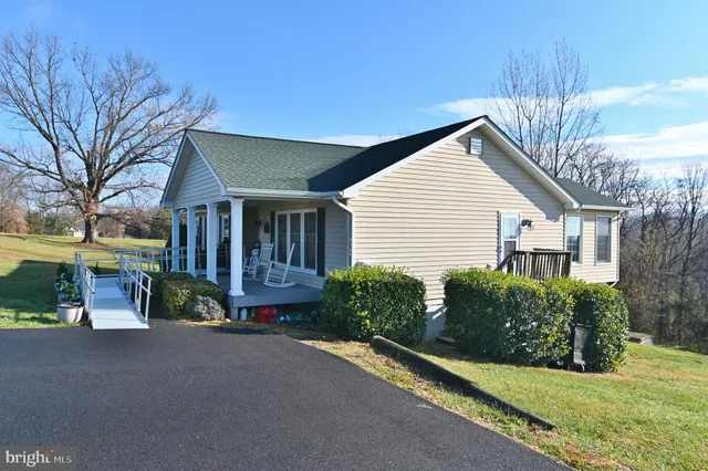 a picture of a yard in front of the house