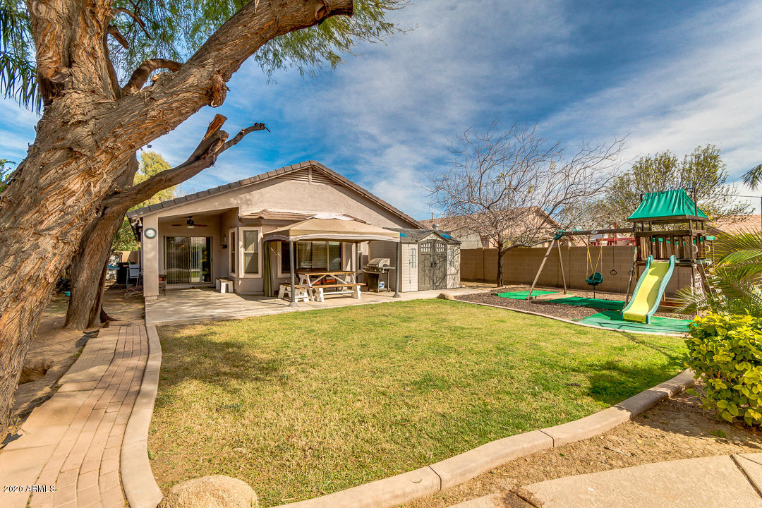 3339 East Bonanza Road Gilbert, AZ 85297 - Photo 45 of 47 a front view of house with outdoor seating
