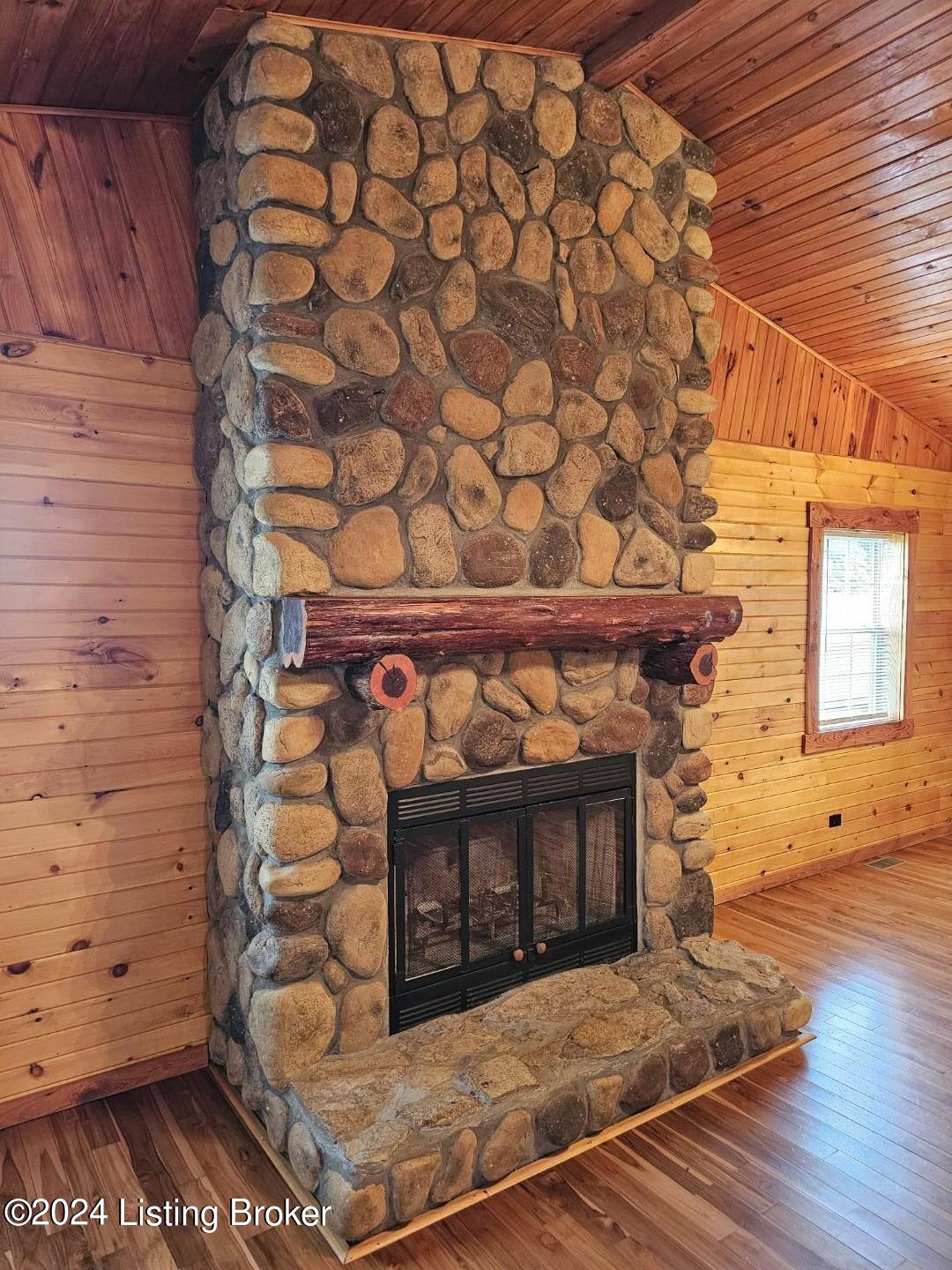 1192 Hudgins Road Magnolia, KY 42757 - Photo 7 of 52 Stone Fireplace