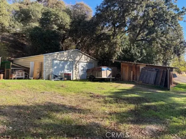 a backyard of a house