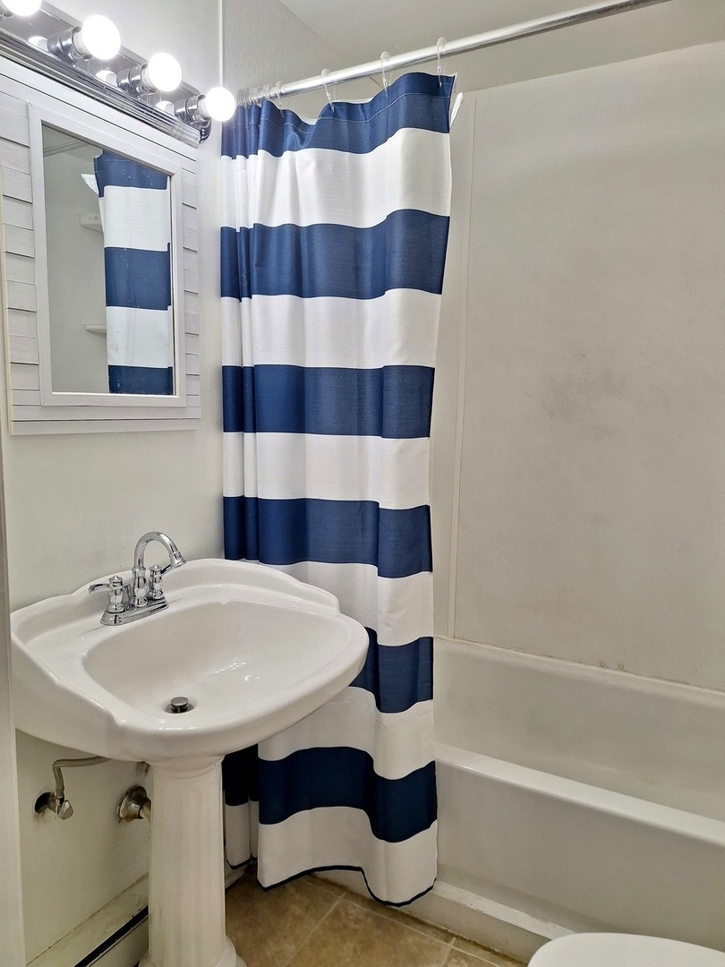 214 South Bloomington Street, Unit 3 Streator, IL 61364 - Photo 8 of 10 a bathroom with a sink and a bathtub