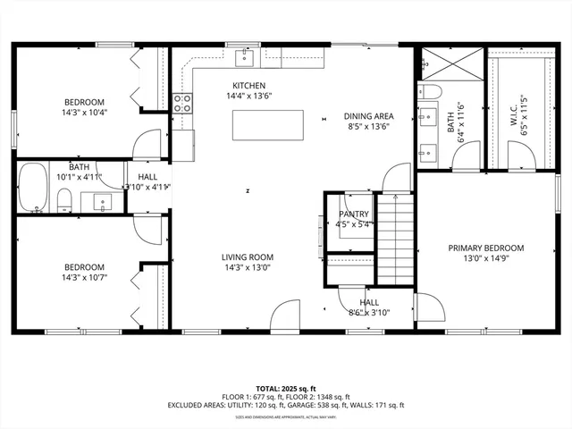 a view of house with garden