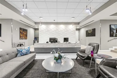 a view of a city with tall buildings