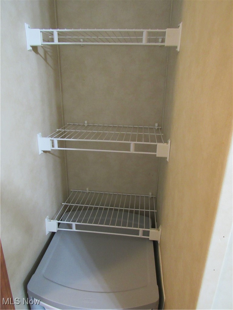 22 Kyle Lane Akron, OH 44310 - Photo 18 of 20 Shelves in bathroom