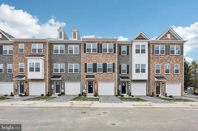 a front view of a residential apartment building