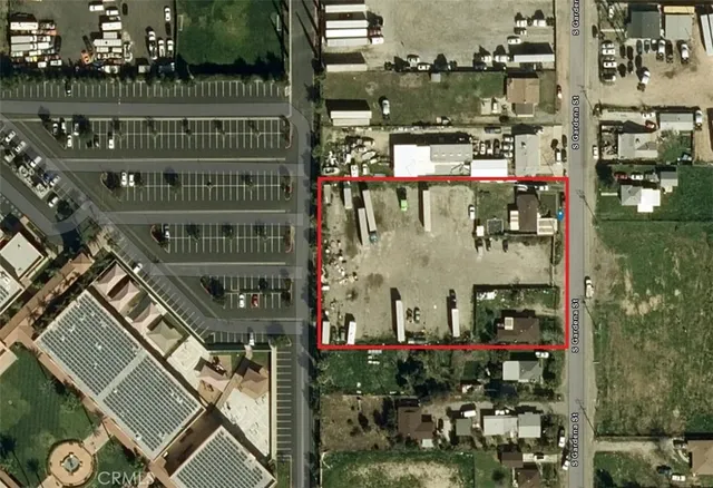 a front view of a building