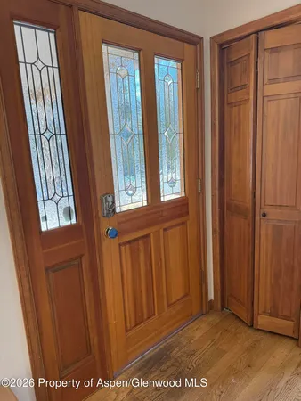 a view of a front door