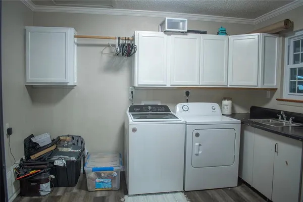 a bed room with a bed and a couch