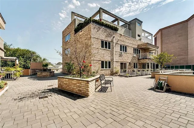 a view of a house with sitting area