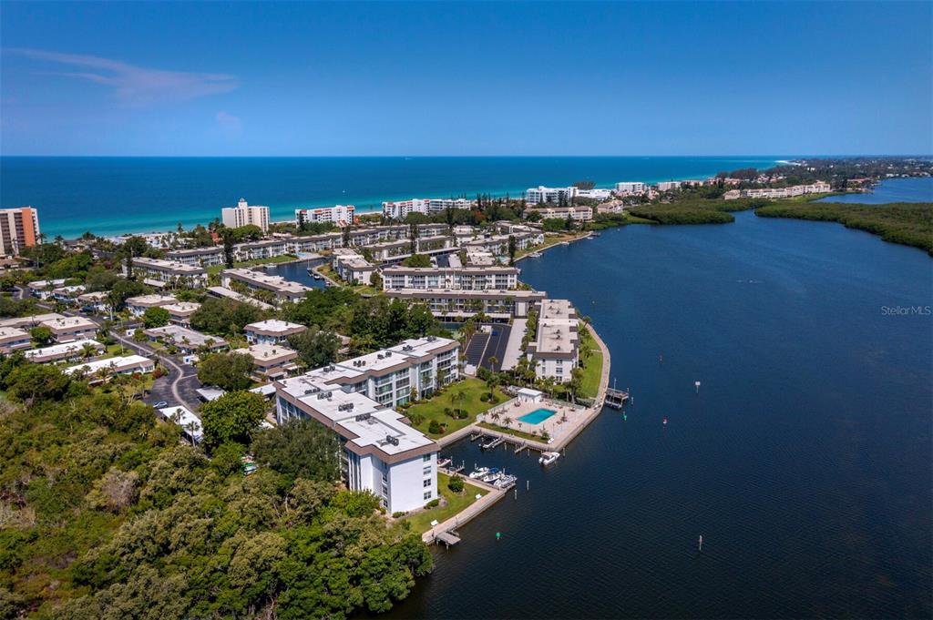 600 Sutton Place, Unit 104B Longboat Key, FL 34228 - Photo 48 of 53 a view of a water with a city view