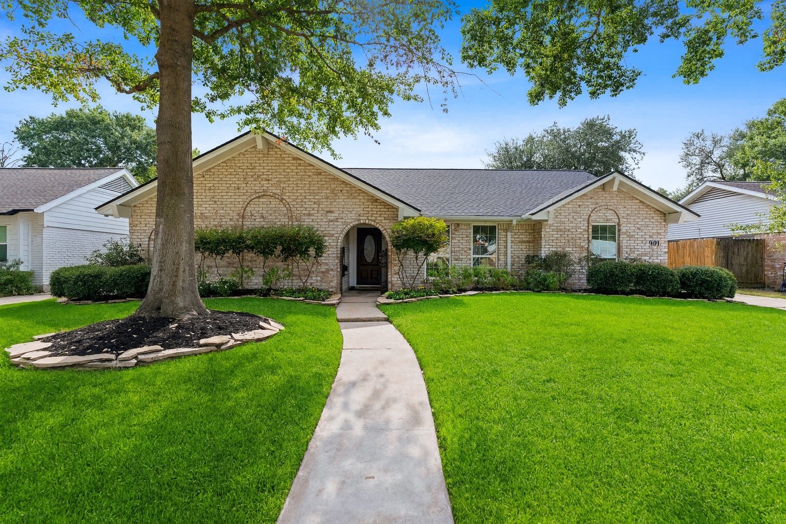 Timeless ranch style home in Shepherd Park Plaza. This renovated home offers a new roof, double paned windows, resort style pool and whole home generator.