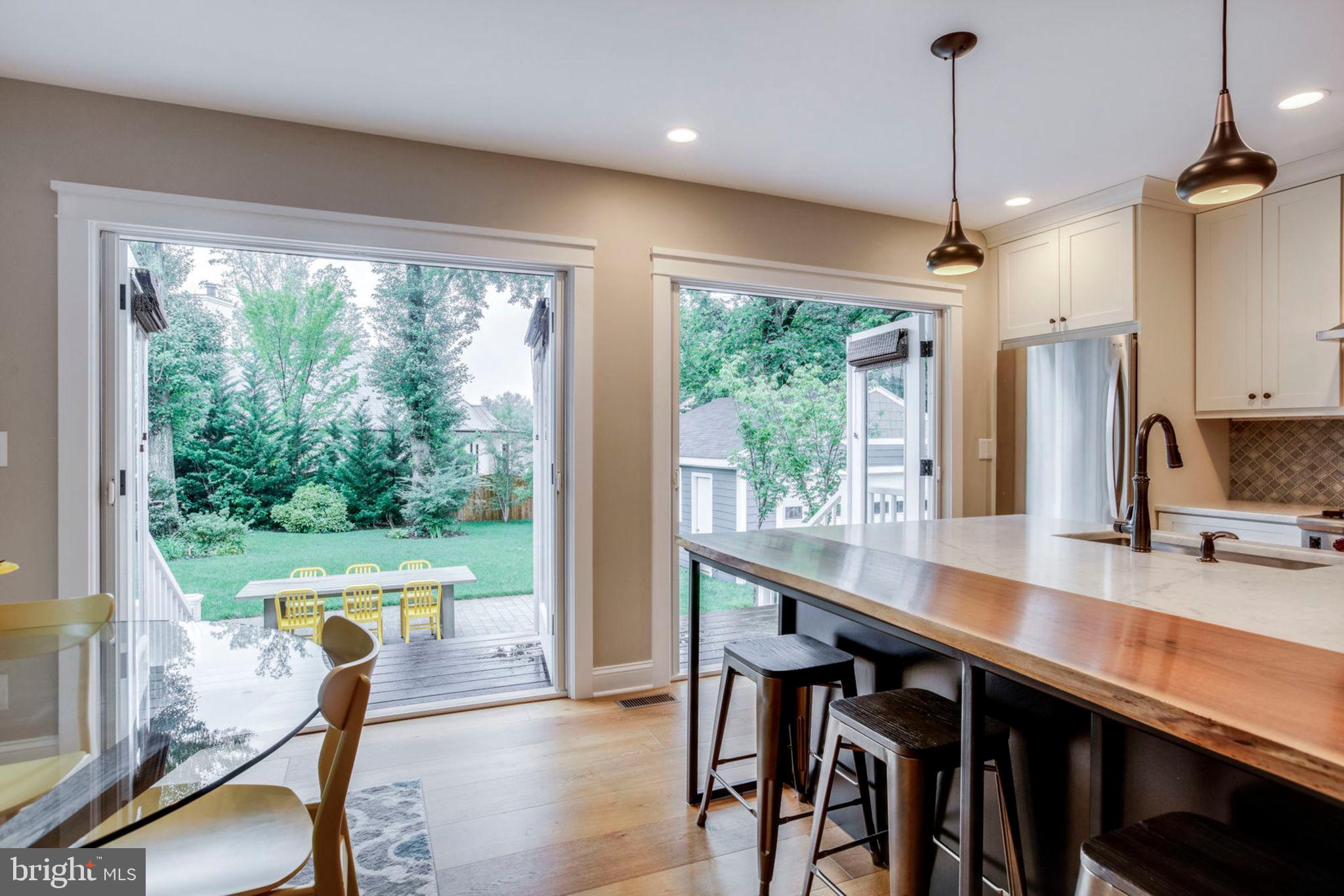3106 North Glebe Road Arlington, VA 22207 - Photo 13 of 48 French Doors Open to Expansive Deck