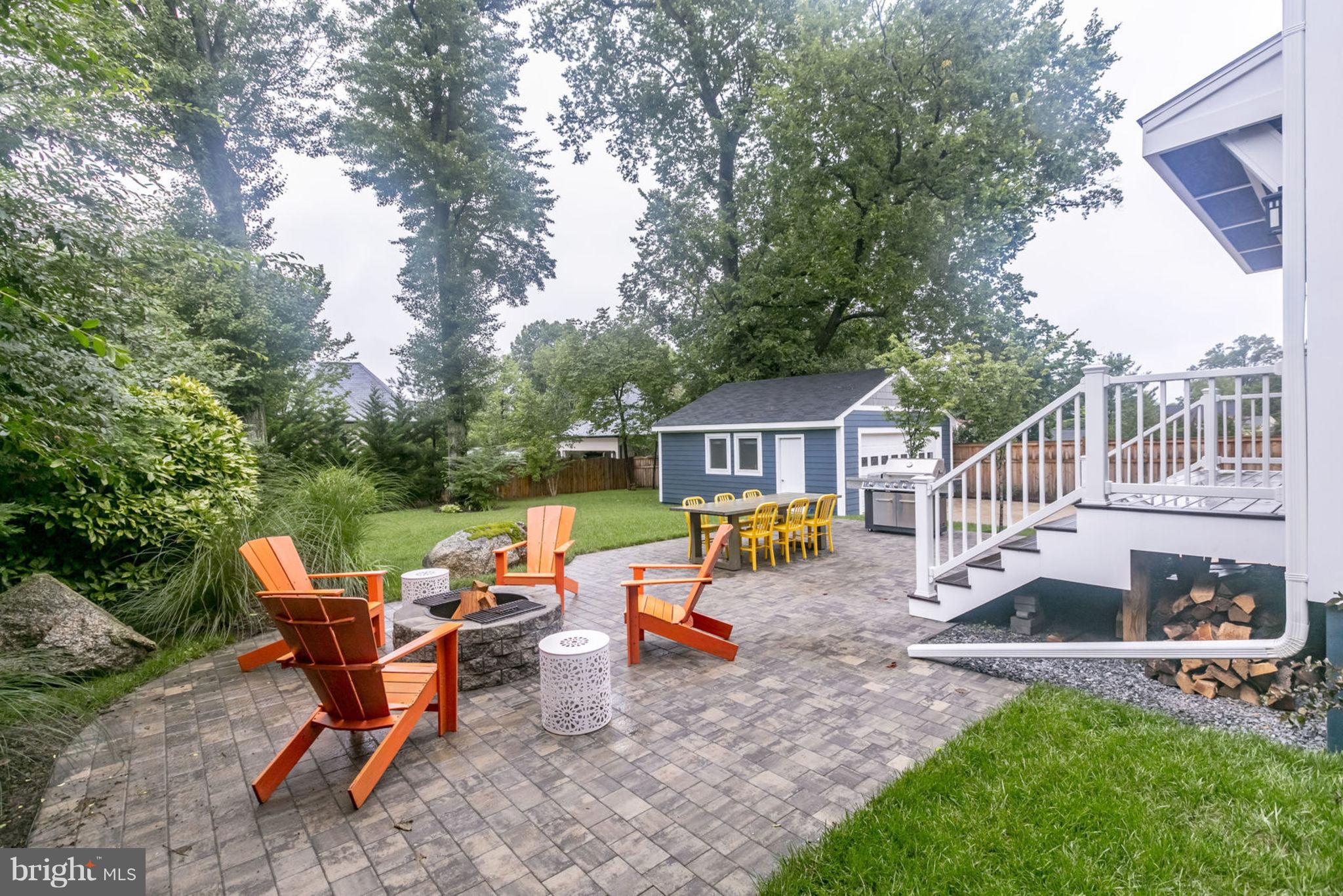 3106 North Glebe Road Arlington, VA 22207 - Photo 44 of 48 Expansive Patio and Fire Pit for Entertaining