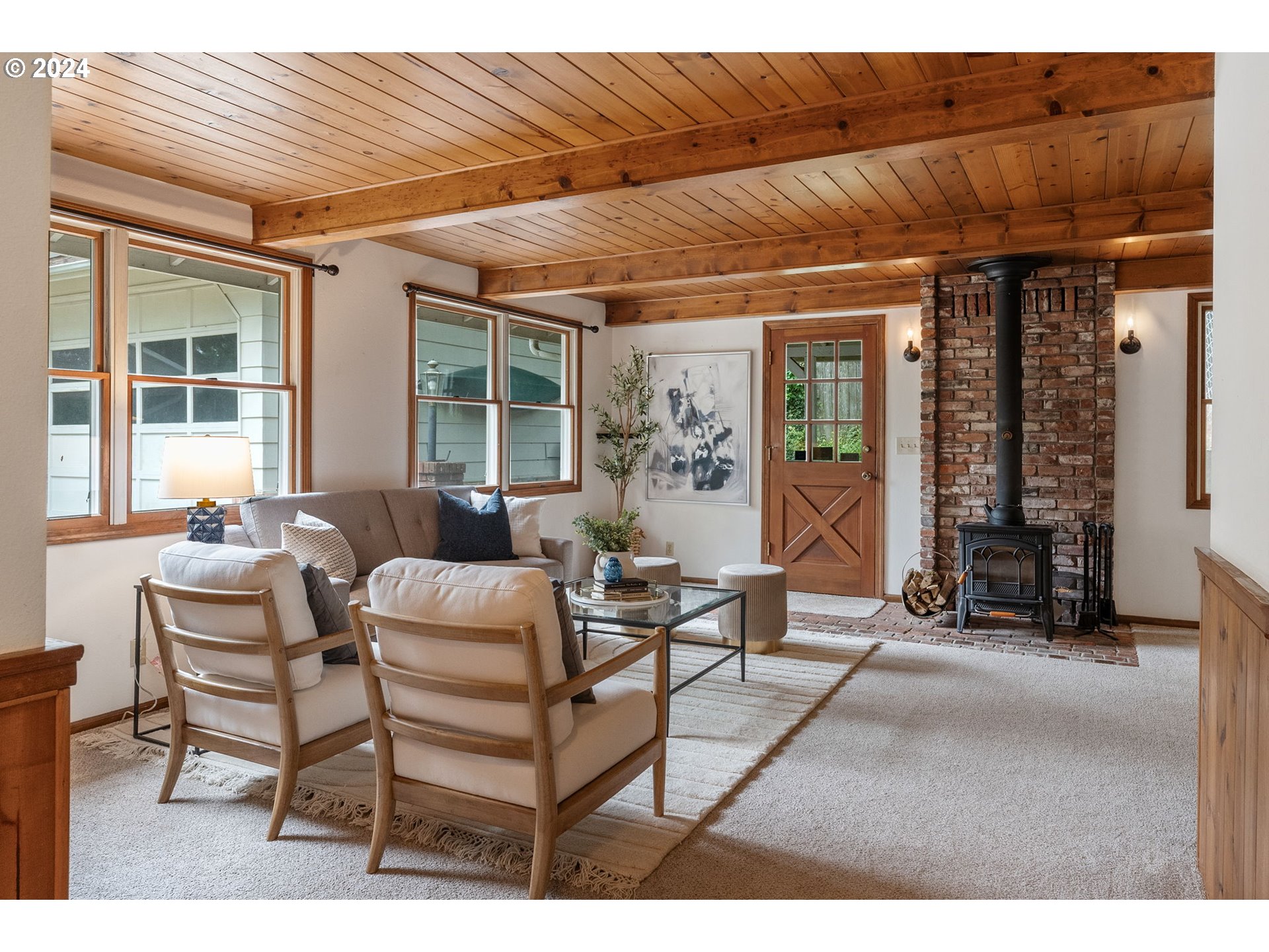 1995 West 34th Avenue Eugene, OR 97405 - Photo 15 of 47 a dining room with furniture and large windows