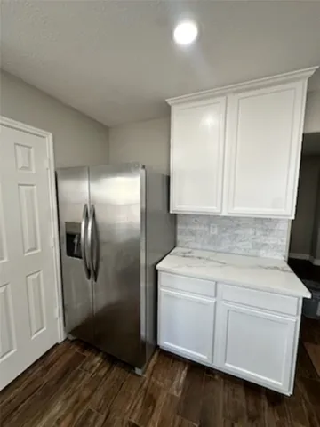 a room with a washer and dryer