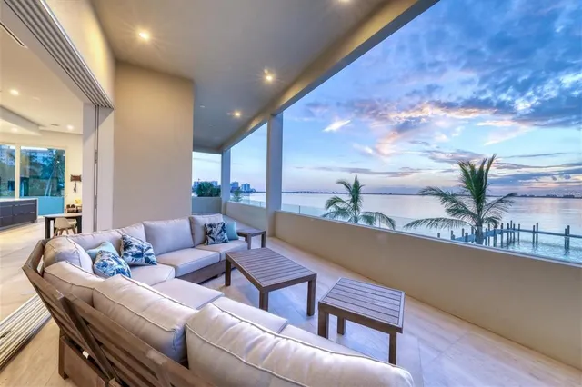 a view of outdoor space with seating area