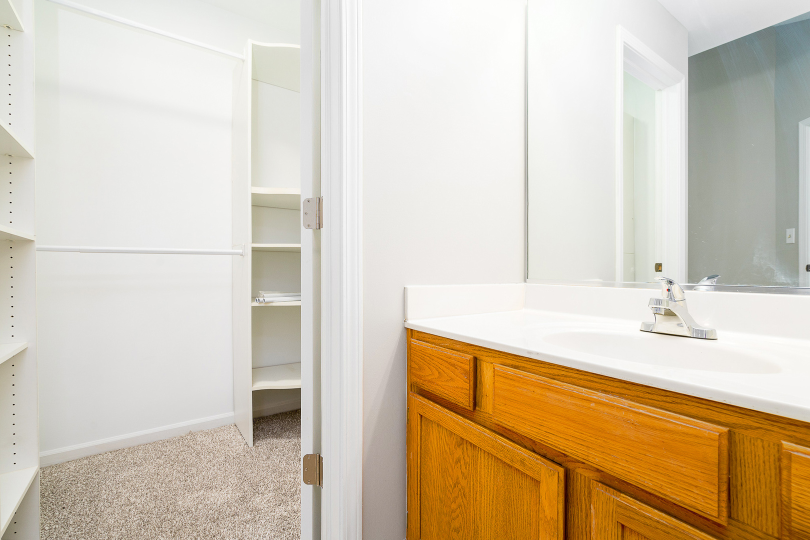 8191 Ripple Ridge Darien, IL 60561 - Photo 13 of 20 a bathroom with a sink and a mirror