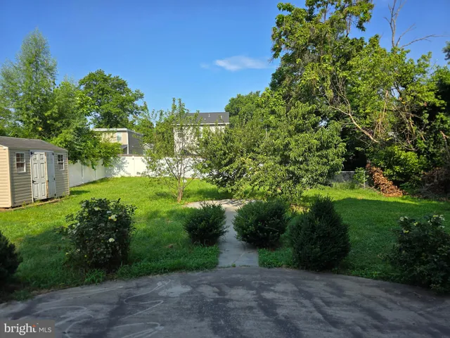 a view of a house with large windows and a tree