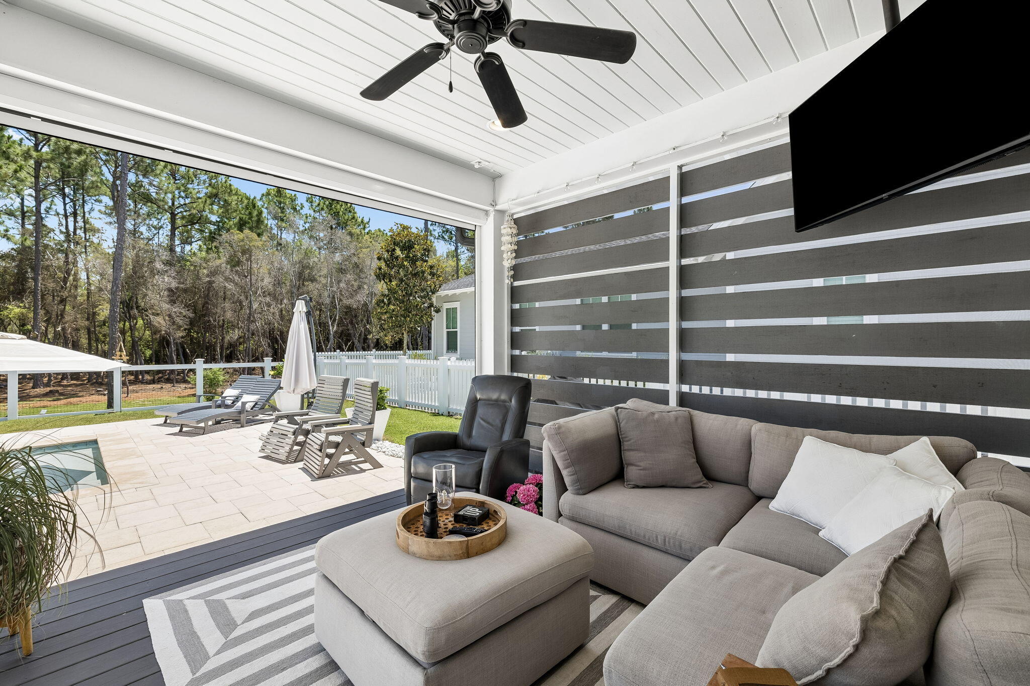 115 Log Landing St Inlet Beach Inlet Beach, FL 32461 - Photo 22 of 69 a view of a dining room with furniture window and outside view