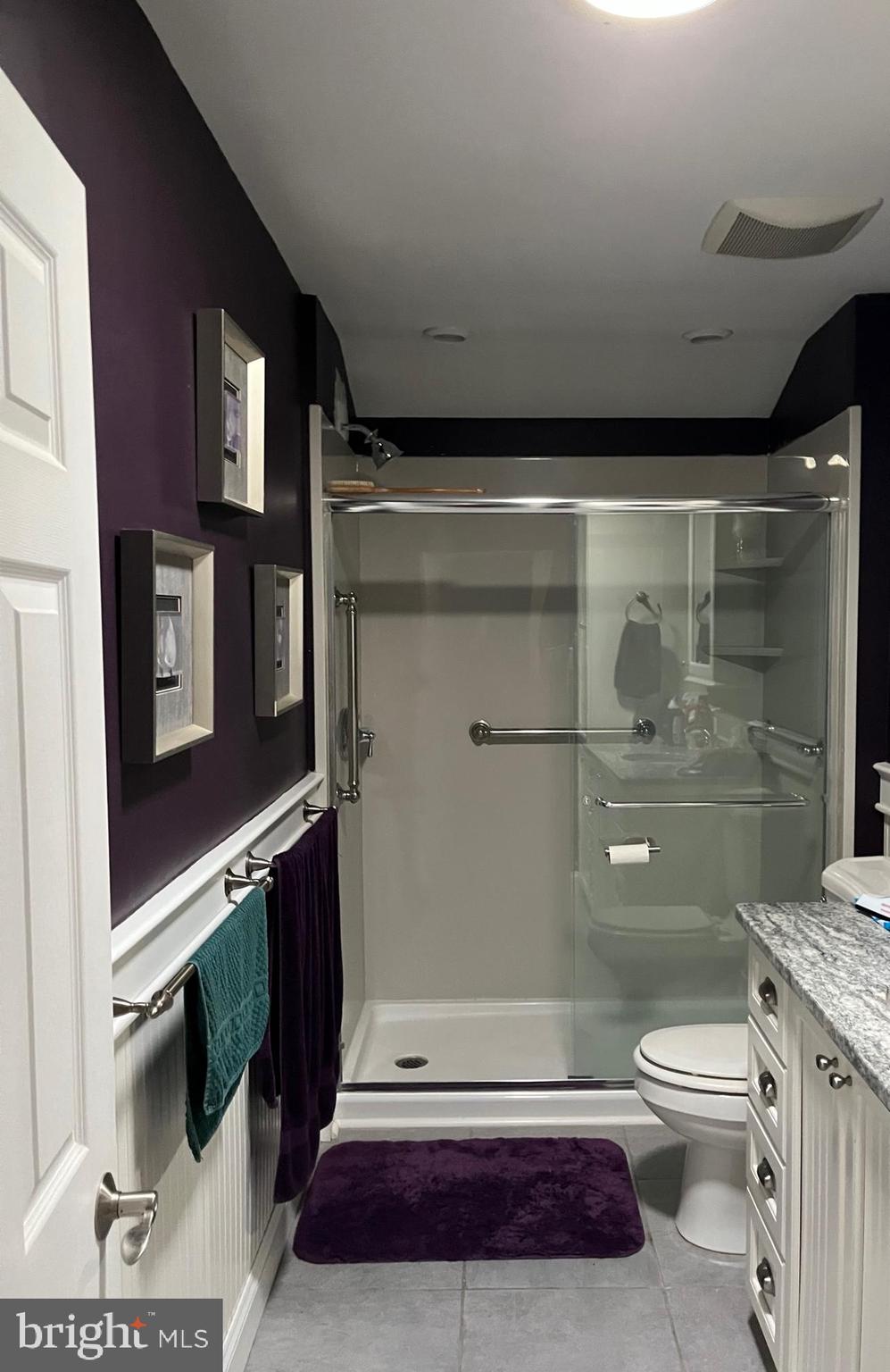 117 Knox Boulevard Marlton, NJ 08053 - Photo 12 of 21 a bathroom with a toilet a sink and shower