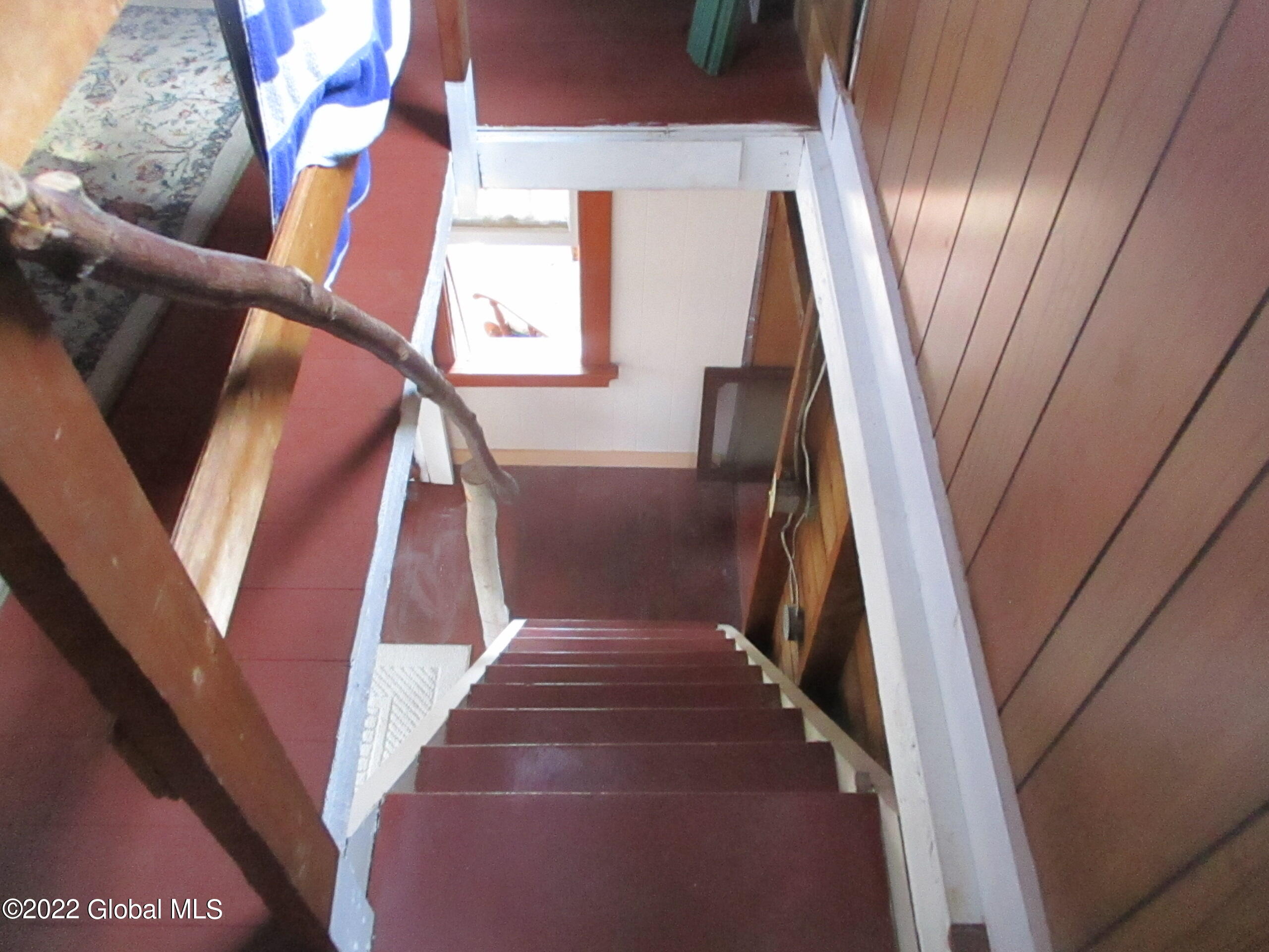 719 Lake Desolation Road Providence, NY 12850 - Photo 43 of 51 42 Stairway From Loft to Living Room