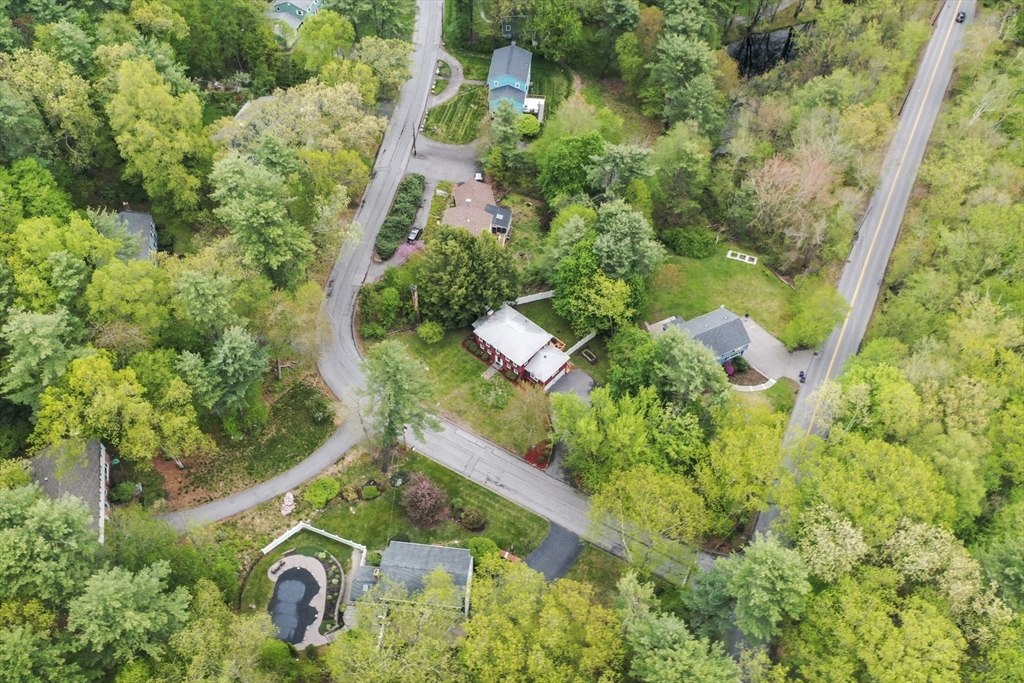 36 Duggan Road Acton, MA 01720 - Photo 3 of 40 an aerial view of residential house with outdoor space and trees all around