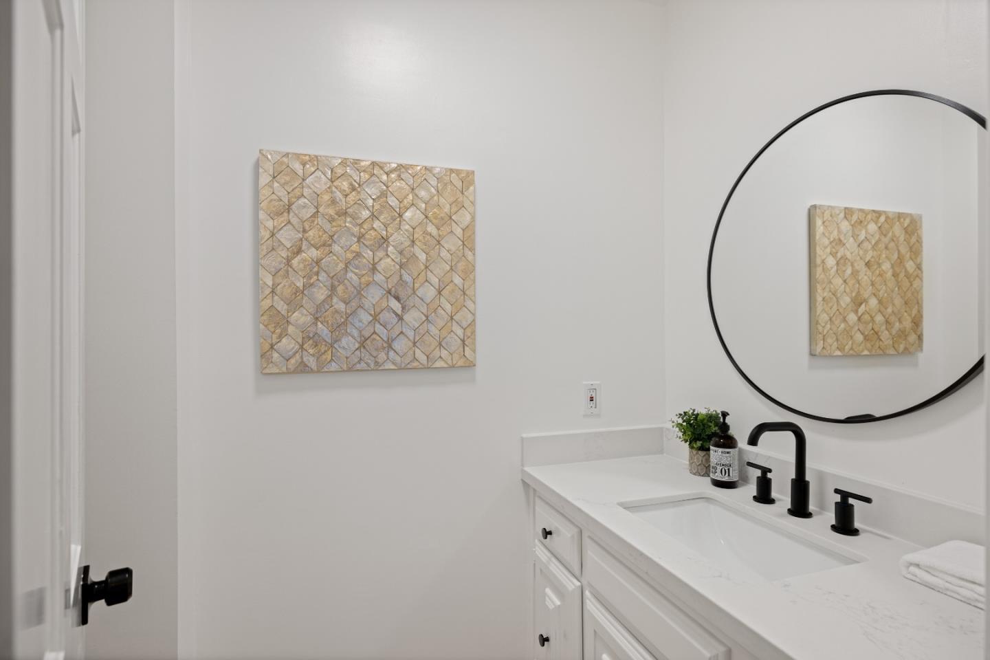 866 Morningside Drive Millbrae, CA 94030 - Photo 21 of 57 a bathroom with a sink and a mirror
