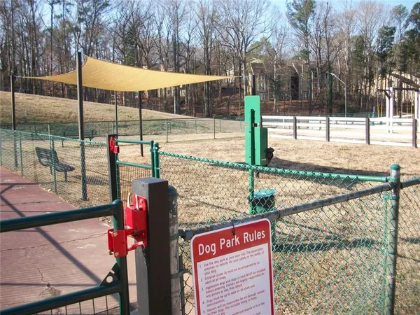 a view of outdoor space with seating area