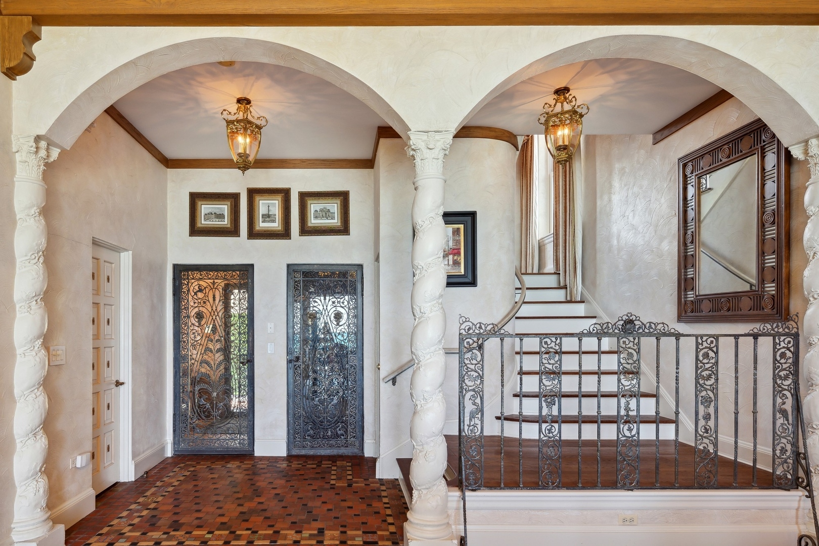445 Sheridan Road Winnetka, IL 60093 - Photo 17 of 74 a view of an entryway with a staircase