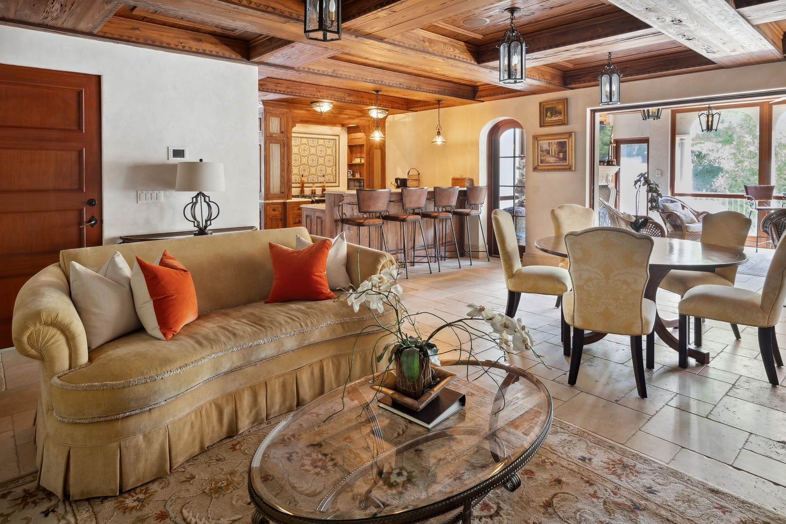 445 Sheridan Road Winnetka, IL 60093 - Photo 48 of 74 a living room with furniture and a chandelier