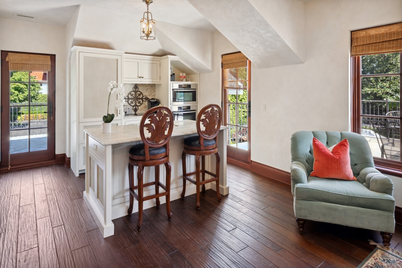 445 Sheridan Road Winnetka, IL 60093 - Photo 53 of 74 a living room with furniture and a wooden floor