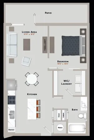 $1,959 | 1777 Peachtree Street Northeast, Unit 405, Atlanta, GA 30309