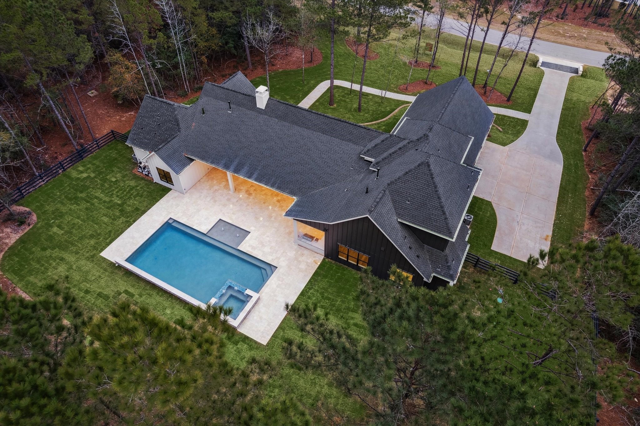 25179 Balmorhea Way Montgomery, TX 77316 - Photo 2 of 40 an aerial view of a house with garden space and street view