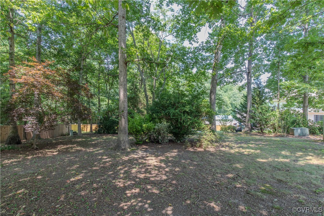 4728 Treely Road Chester, VA 23831 - Photo 5 of 38 a view of a forest with trees in the background