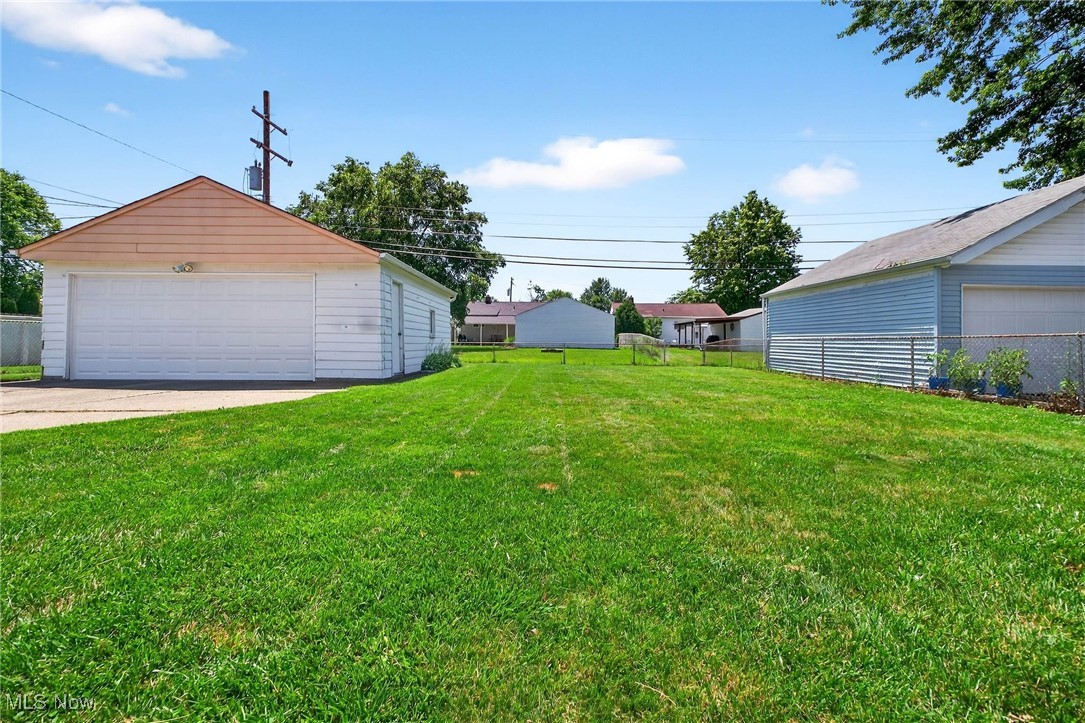 30112 Barjode Road Willowick, OH 44095 - Photo 4 of 28 View of yard with an outbuilding and a detached garage