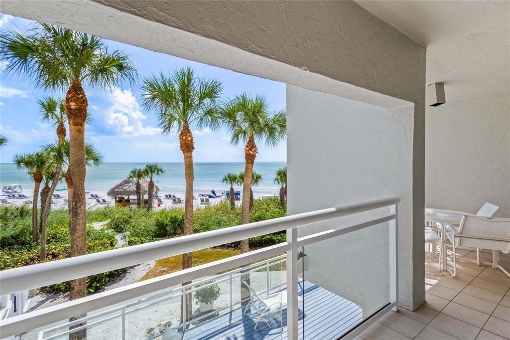 230 Sands Point Road, Unit 3205 Longboat Key, FL 34228 - Photo 8 of 38 a view of balcony with a potted plant