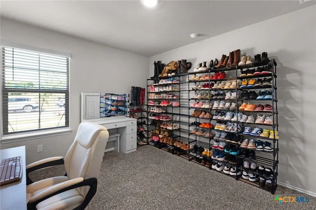 a view of storage and utility room