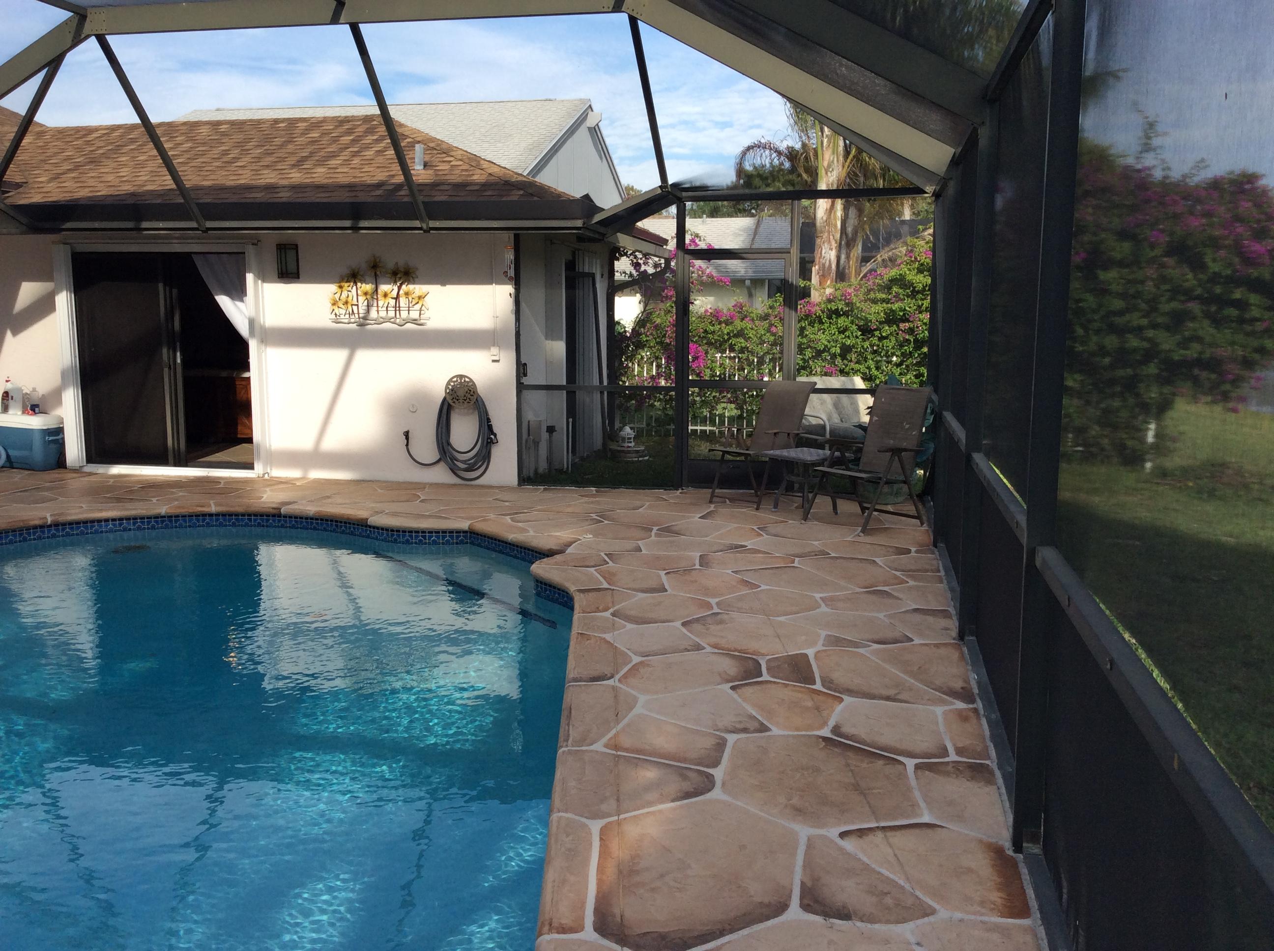 11584 Quiet Waters Lane Boca Raton, FL 33428 - Photo 26 of 31 pool with slider to master