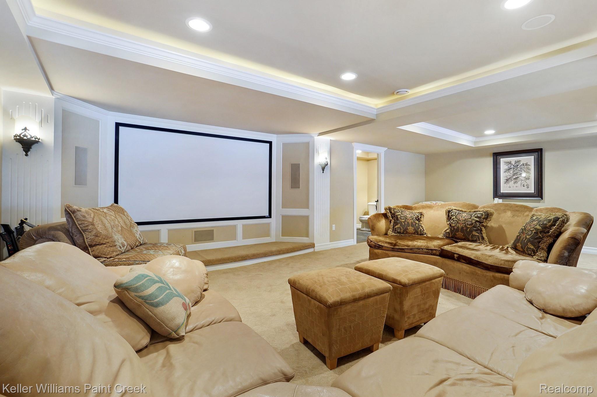 713 Panorama Drive Rochester, MI 48306 - Photo 64 of 77 Home Theatre space is great for family time