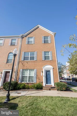 a front view of a multi story building