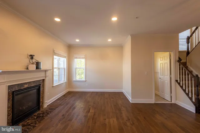 a view of city from a balcony