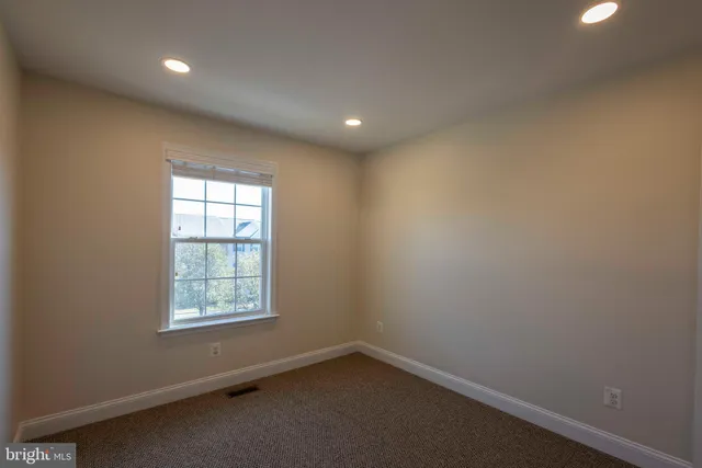 a view of hallway with a room